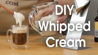 DIY whipped cream in 60 seconds [upl. by Assirolc]