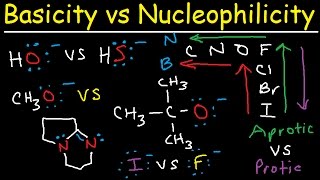 Basicity vs Nucleophilicity  Steric Hindrance [upl. by Arondel]