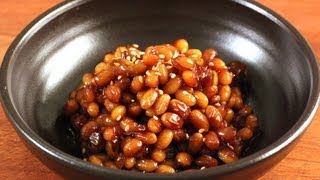 Korean soybean side dish Kongjorim 콩조림 [upl. by Ahsennek]