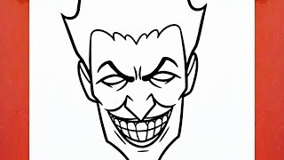 HOW TO DRAW THE JOKER [upl. by Dnomzed]