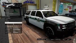 GTA 5 online Customisation du nouveau Declasse Granger 3500LX de Police  Park Ranger [upl. by Edric]