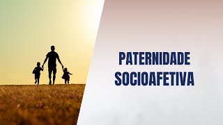 Paternidade socioafetiva [upl. by Acirdna]