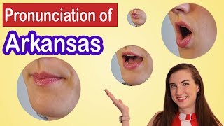 How to pronounce Arkansas American English Pronunciation Lesson [upl. by Nadeau]