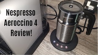 Nespresso Aeroccino 4 Milk Frother Review  Worth upgrading from the Aeroccino 3 [upl. by Brubaker]