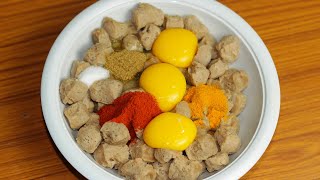 SOYABEAN EGG RECIPE  EGG SOYABEAN CURRY [upl. by Anaiq]