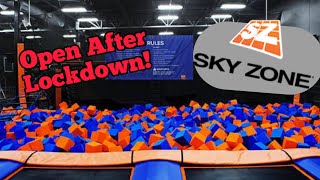 Sky Zone Trampoline Park Walk Thru including Ninja Warrior Course Tour [upl. by Noryak]