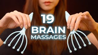 ASMR 19 Brain Melting Massage Triggers No Talking [upl. by Rudd]