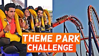 Theme Park Challenge  Rimorav Vlogs [upl. by Ahselet]