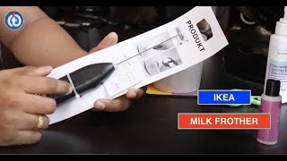 IKEA MILK FROTHER Review amp Battery Installation [upl. by Bondon]