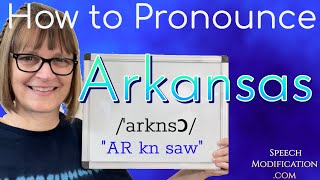 How to Pronounce Arkansas [upl. by Hcirteid]