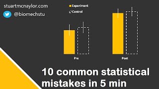 Ten Statistical Mistakes in 5 Min [upl. by Rakabuba]