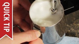 How to AutoFroth Milk for Lattes [upl. by Dej]