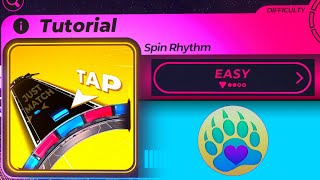 Spin Rhythm XD  Easy  00 Tutorial [upl. by Sosthenna553]