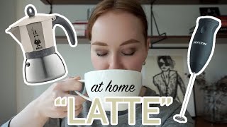 HOW TO MAKE A quotLATTEquot AT HOME moka pot  frother [upl. by Edita]