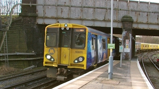 Half an Hour at 216  Birkenhead North Station 1022017  Class 507 508 terminus [upl. by Lyrradal]