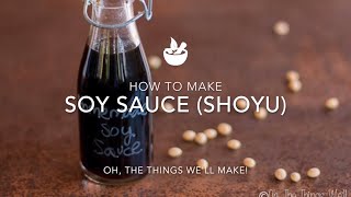 How to make Soy Sauce Homemade Shoyu [upl. by Marna]