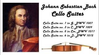 Johann Sebastian Bach  Cello suites in 432 Hz great for reading or studying [upl. by Corri736]