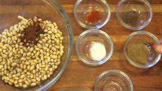 How to DryRoast Soy Beans  Healthy Bean Recipes [upl. by Elohcan]