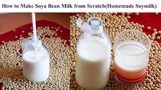 How to Make Soya Bean Milk Homemade Soymilk [upl. by Eserehs]