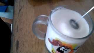 Aerolatte Review Frothing Cold Milk In Under 1 Minute [upl. by Adnik]